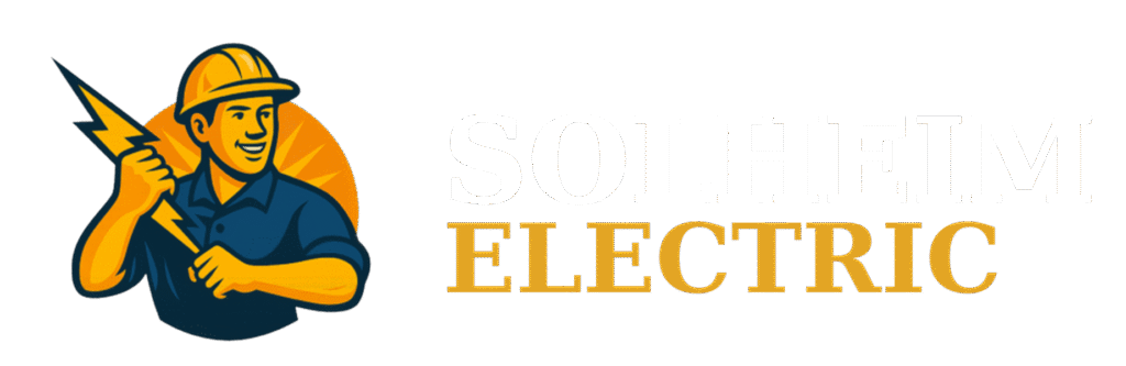 solheim electric wordmark transparent